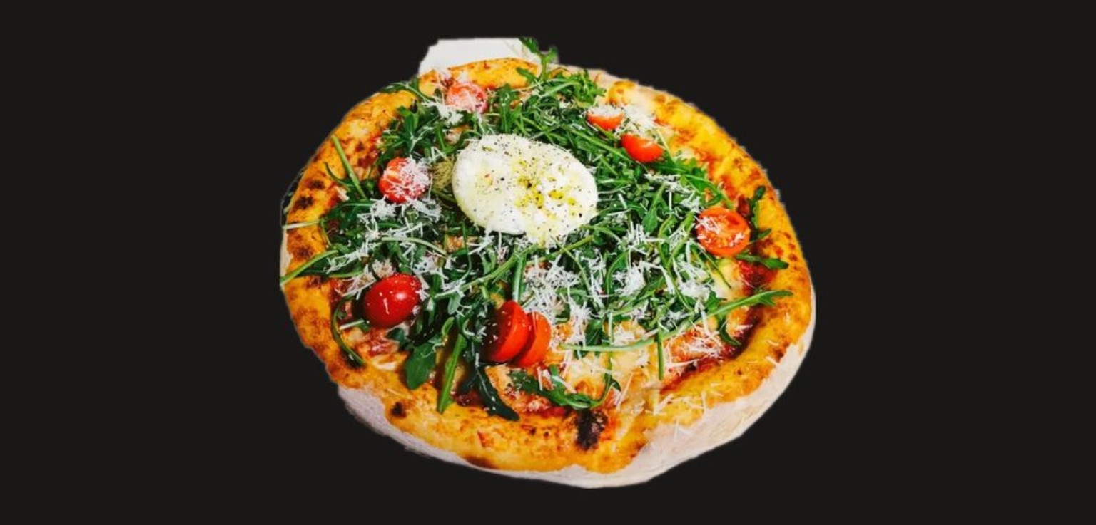 Pizza Burrata der Pizzeria Napoli Kaprun